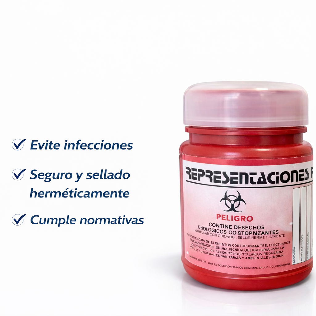 Guardián para Desechos Cortopunzantes (Tamaño Mediano)