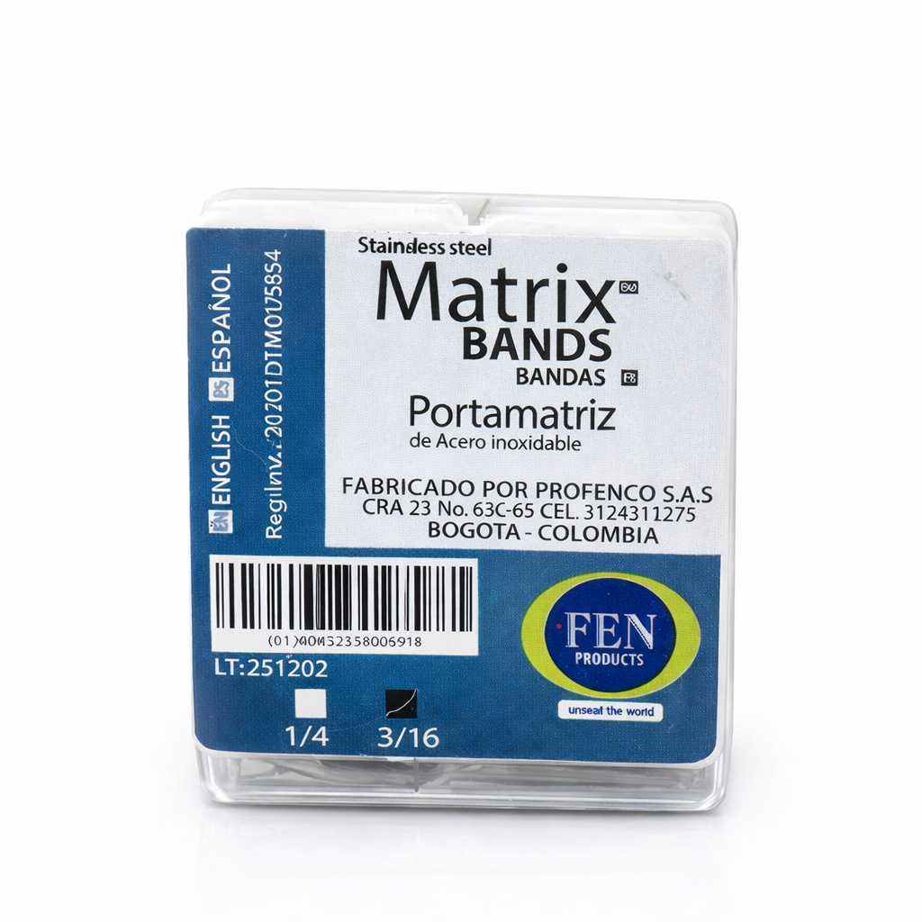 Bandas de Matriz de Acero Inoxidable FEN Products