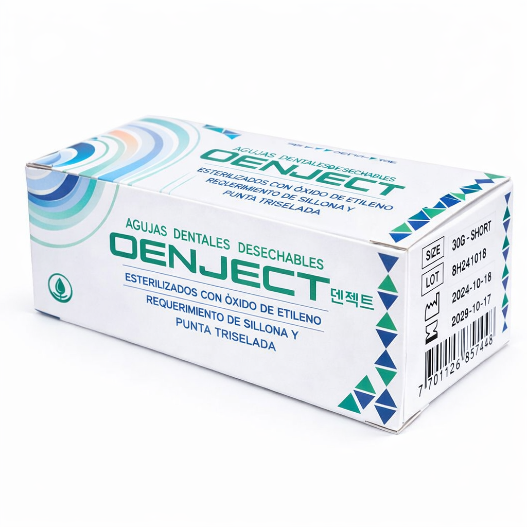 Agujas Dentales Denject (30G Corta)