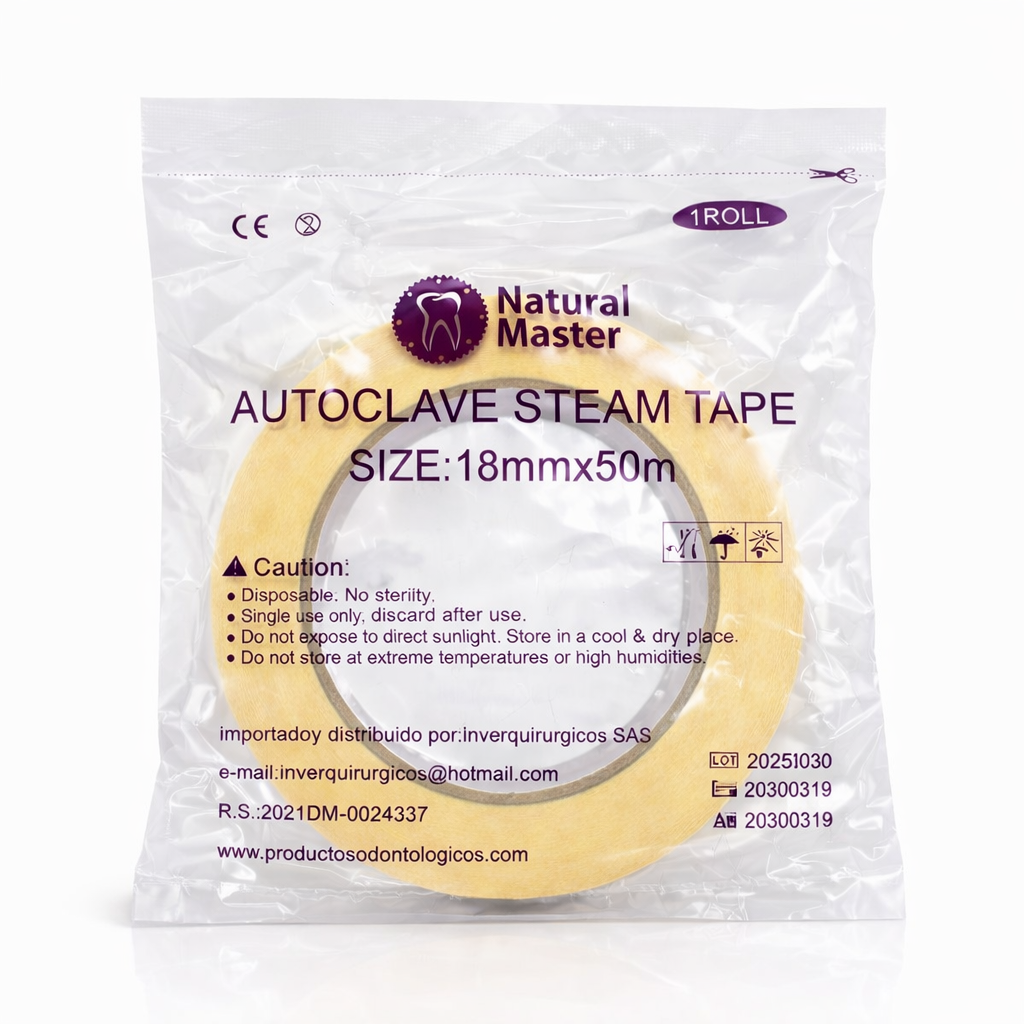 Cinta Testigo para Autoclave Natural Master