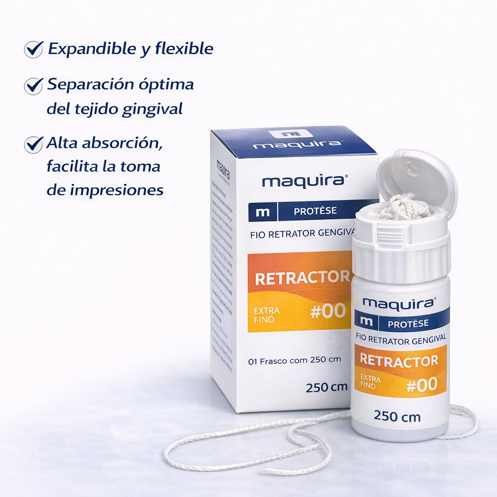 Hilo de Retracción Gingival Retractor #00 Maquira