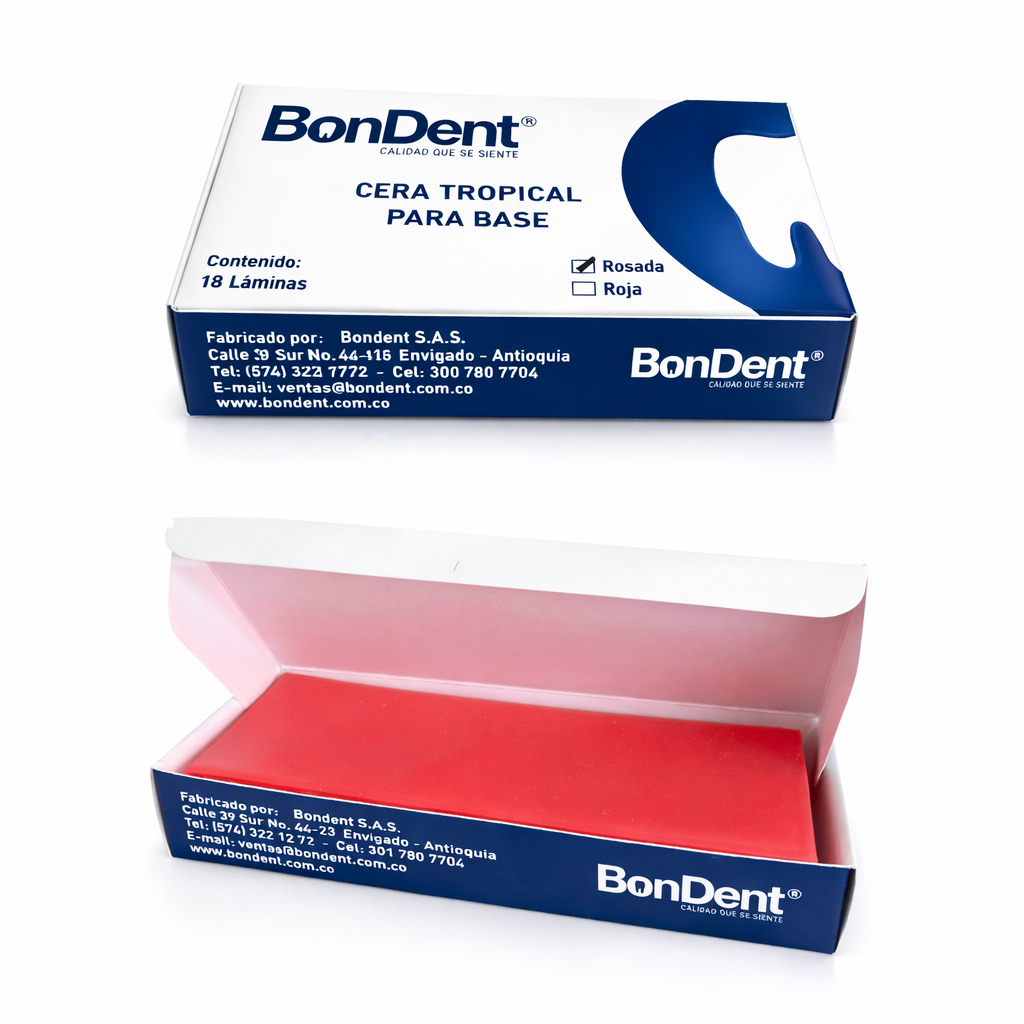 Cera Tropical para Base BonDent